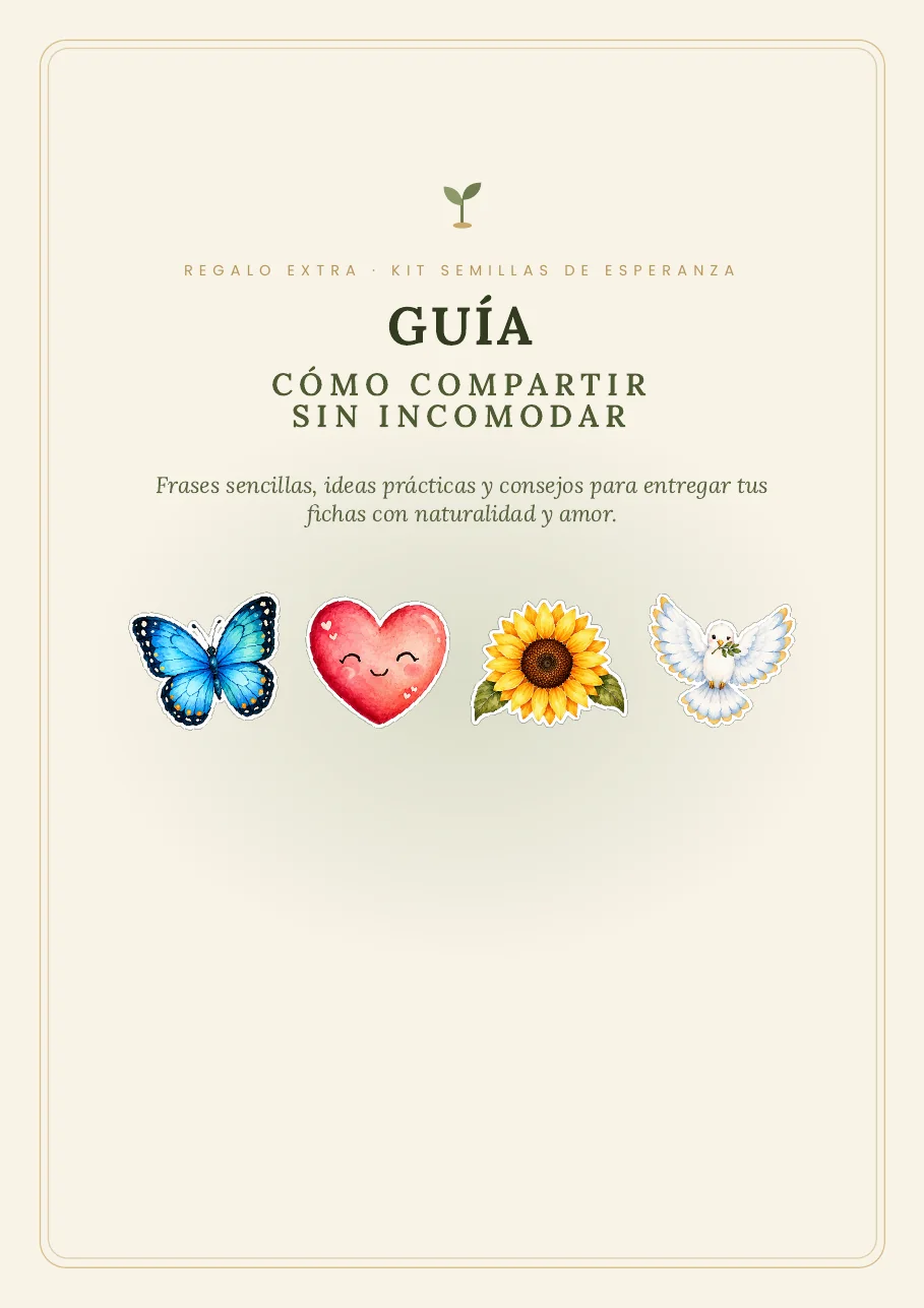 Portada de la guía Cómo compartir sin incomodar